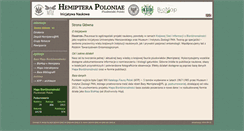 Desktop Screenshot of hemiptera.ksib.pl